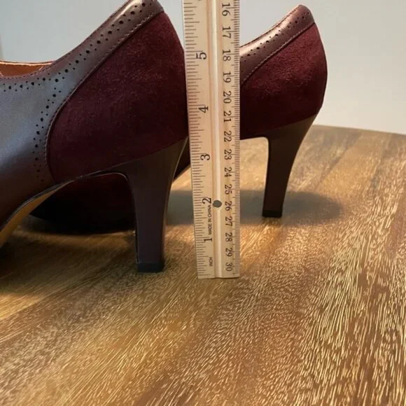 NWOT Clarks Artisan Leather Heels Size 8.5 - Picture 4 of 8